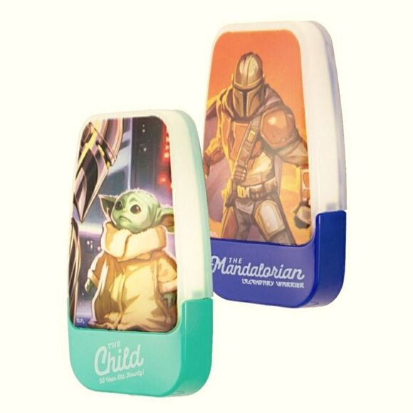 𝅺STAR Wars  LED Night Lights 2 Pack The Child and The Mandalorian New Grogu - Picture 2 of 10